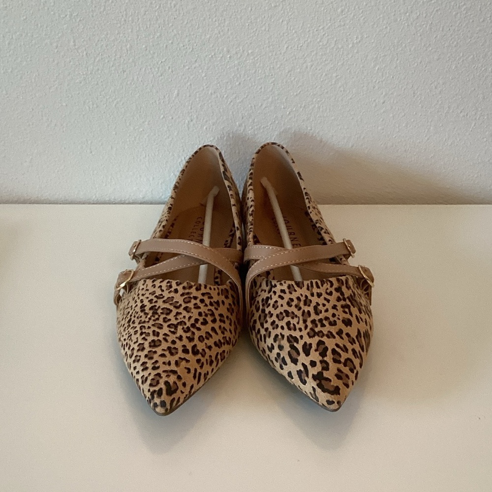New WB Journee Collection Leopard Print Women's Flats - Picture 5 of 5